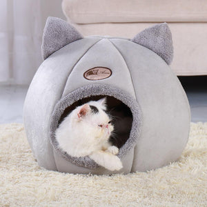 Casinha com Orelhinhas de Gato - Conforto e Estilo para Felinos