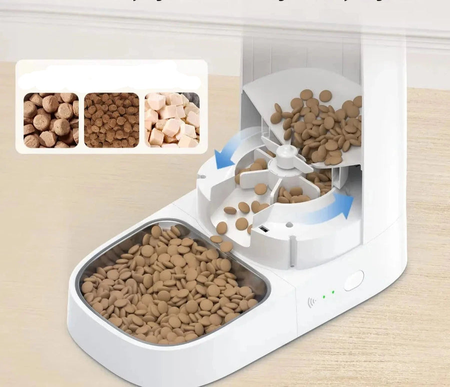 Dispenser de Ração Automatico Via Wi-fi - BichoRojeco