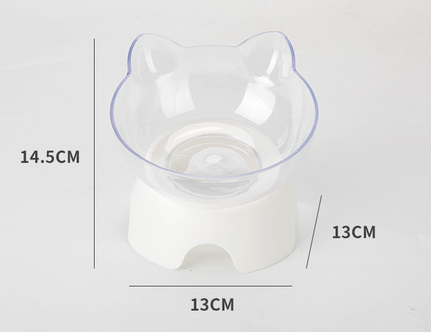 BichoMeowl - Tigela Elevada e Inclinada Para Gato